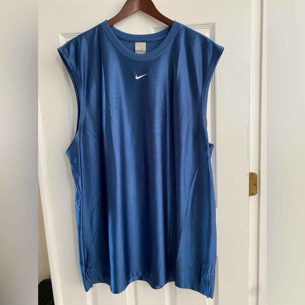 Nike Blue Sleeveless Athletic Top